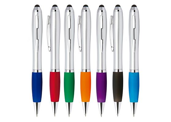 Boligrafo Manchester Stylus Plateado ES0223
