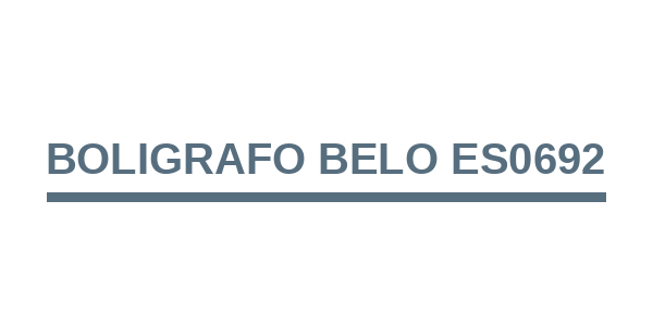 Boligrafo Belo ES0692