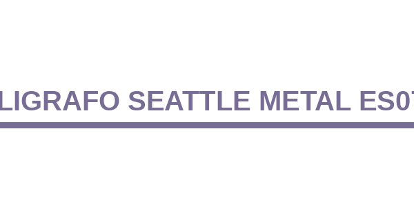 Boligrafo Seattle Metal ES0712