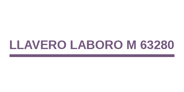 Llavero Laboro M 63280