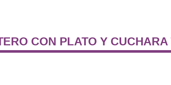 Mug Tintero con Plato y Cuchara TMG-M71