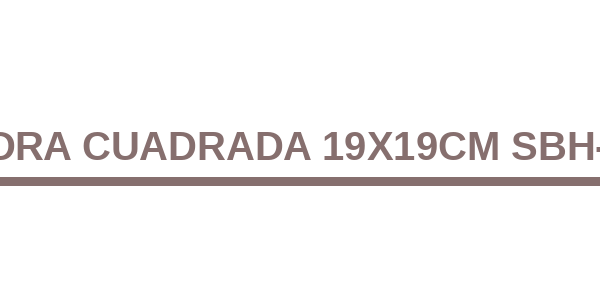 Piedra Cuadrada 19x19cm SBH-005