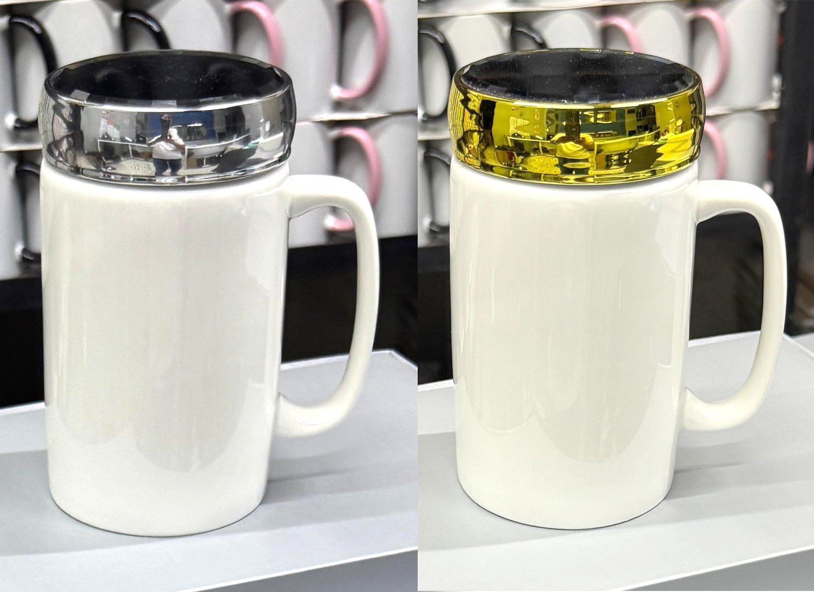 Mug Tapa Espejo